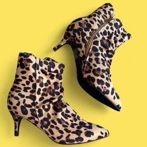 Leopard Print Ankle Bootie by Catherine Melandrino